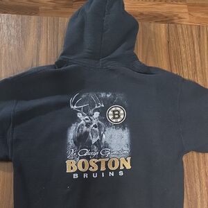 Gildan Heavy Blend Black Hoodie with White Label